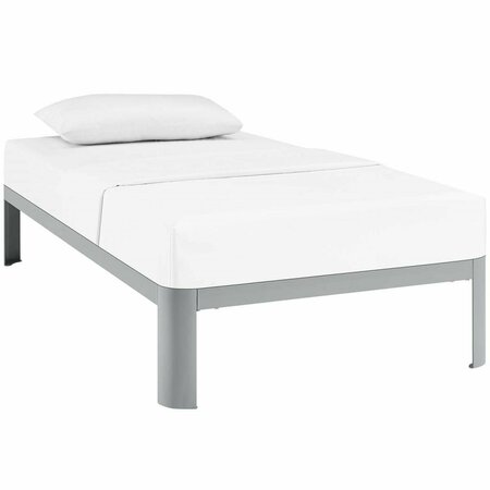 MODWAY FURNITURE Corinne Twin Bed Frame, Gray MOD-5467-GRY